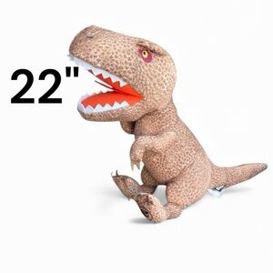 JURASSIC WORLD Raging T Rex Plush Dinosaur Cuddle Pillow 22"